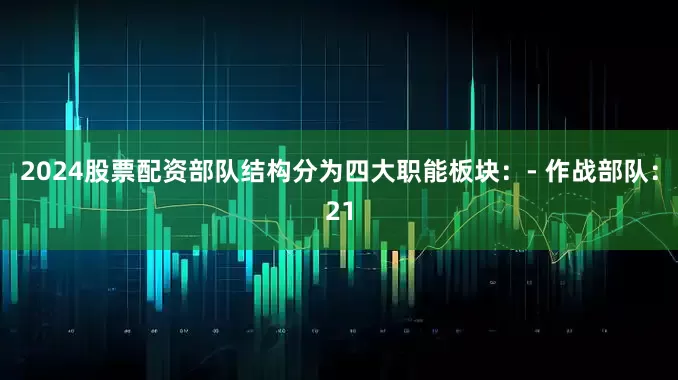 2024股票配资部队结构分为四大职能板块：- 作战部队：21