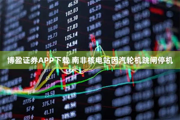 博盈证券APP下载 南非核电站因汽轮机跳闸停机